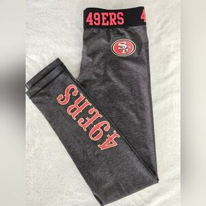 49ers NFL Team Apperal Charcoal Leggings
